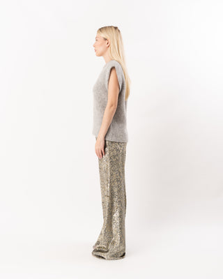 FLARED TROUSERS IN “EN RÊVE” FIL-COUPÉ