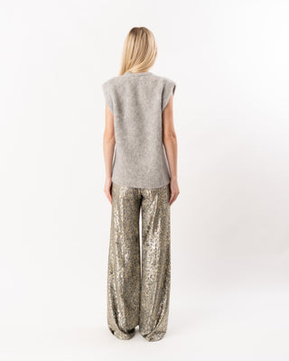 FLARED TROUSERS IN “EN RÊVE” FIL-COUPÉ