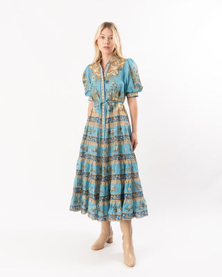 CASSIE TIERED MIDI DRESS