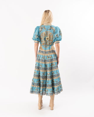 CASSIE TIERED MIDI DRESS