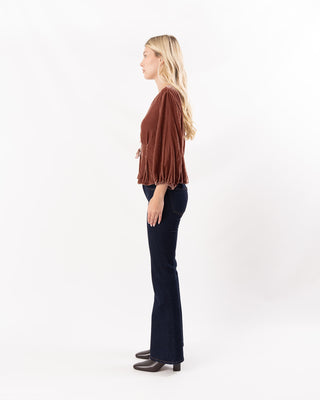 ELIDA VELVET BLOUSE