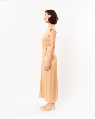 ENVERS SATIN SHINY KAFTAN DRESS
