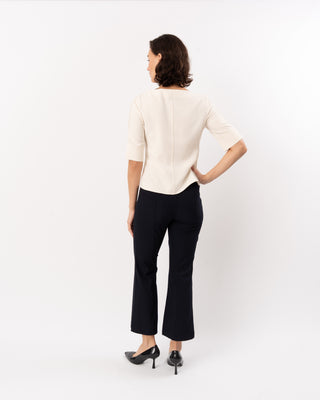 OPEN S/S BOATNECK TOP