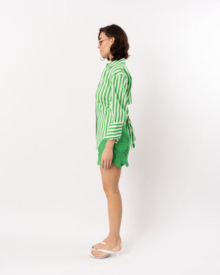 LOCH POPLIN BUTTON-UP SHIRT