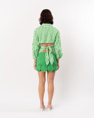 LOCH POPLIN BUTTON-UP SHIRT