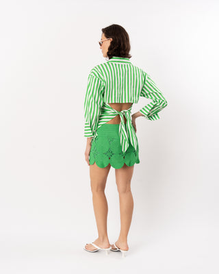 LOCH POPLIN BUTTON-UP SHIRT