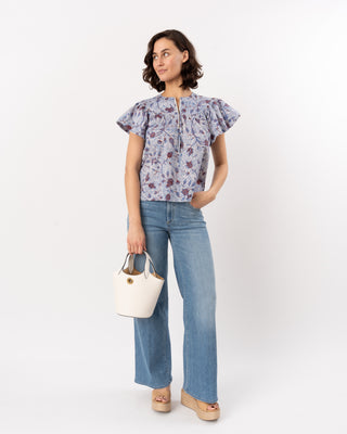 PERLINE S/S COTTON BLOUSE