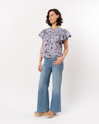 PERLINE S/S COTTON BLOUSE