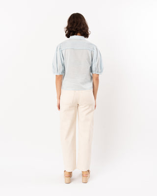 CORDELIA S/S BUTTON UP TOP