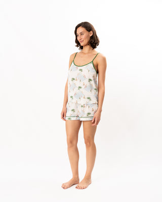 PALM COURTS CAMI SHORTS SET