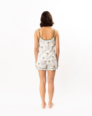 PALM COURTS CAMI SHORTS SET