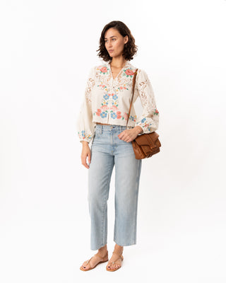 ASTRID EMBROIDERY L/SLV BLOUSE