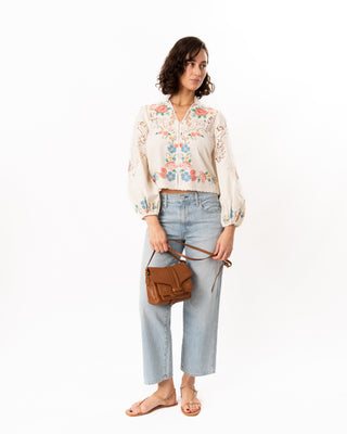 ASTRID EMBROIDERY L/SLV BLOUSE