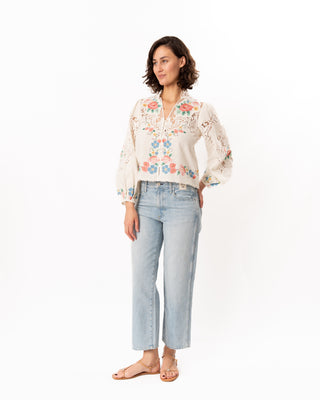 ASTRID EMBROIDERY L/SLV BLOUSE