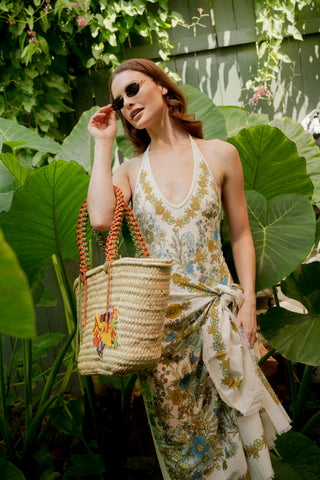 ISLAND COVE MAXI MACRAME BASKET