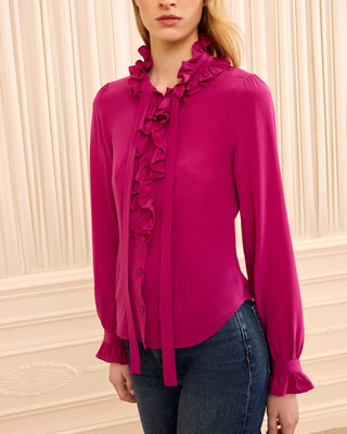 CATROUX SILK BLOUSE