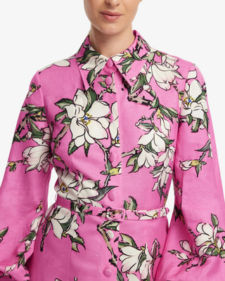 LUMINOUS LINEN MINI DRESS