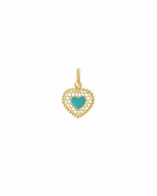 LACE HEART PENDANT