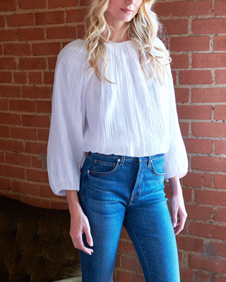 CAMERON BLOUSE VERTICAL CRUSH