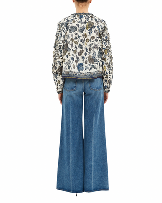 AZROU COTTON LONG SLEEVE TOP