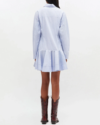 STRIPE SHIRT DRESS