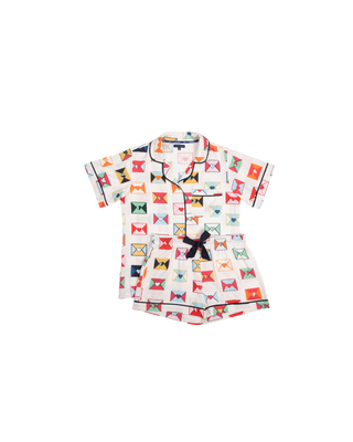 LOVE NOTES PAJAMA SHORTS SET