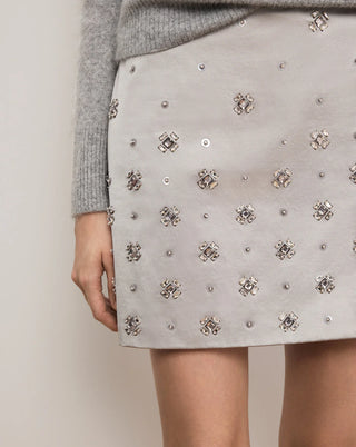 OLENNA SKIRT EMBELLISHED