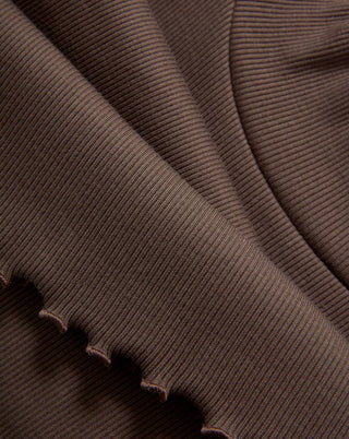 HARDEN TEE WITH PURL MERROW