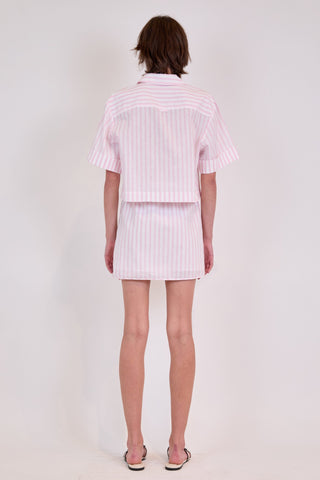 RYETT S/S CROPPED SHIRT