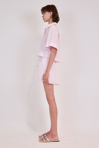 RYETT S/S CROPPED SHIRT