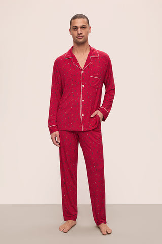 WILLIAM PRINTED LONG PJ SET