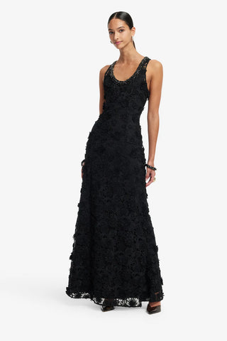 HELENA LACE EMBELLISHED MAXI DRESS