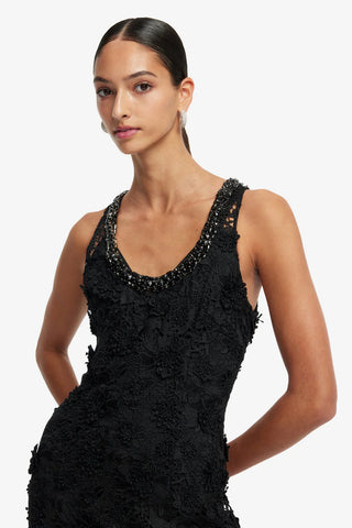 HELENA LACE EMBELLISHED MAXI DRESS