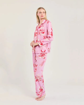 APRÈS SKI TOILE LONG SLEEVE PAJAMA PANTS SET
