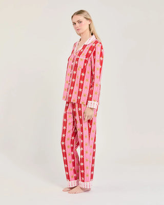 TREE TOPPER LONG SLEEVE PAJAMA PANTS SET