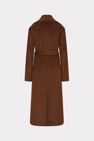 WYATT FRINGE WOOL OVERCOAT