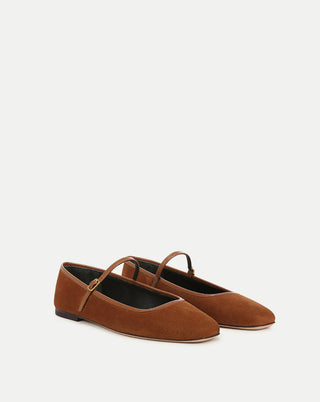 ELLIE SUEDE FLAT