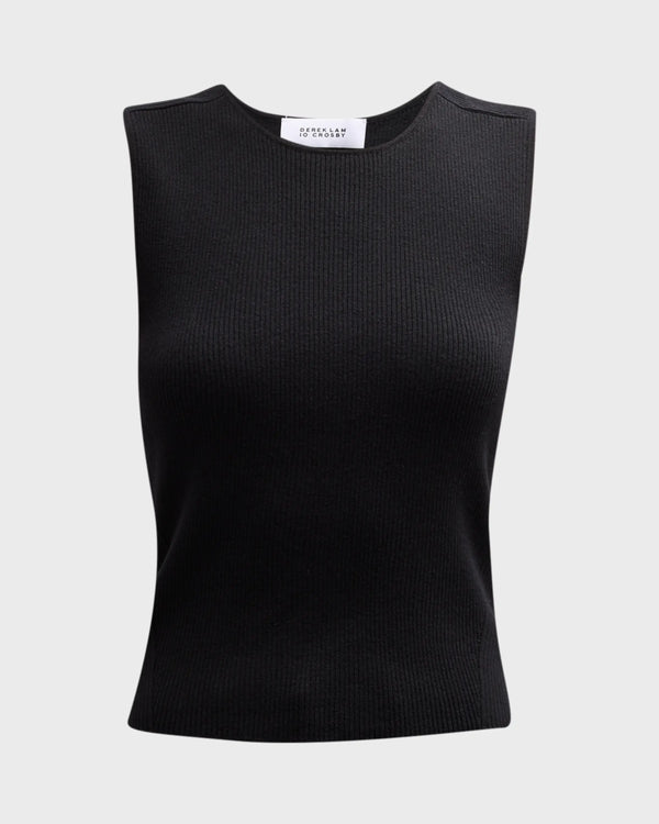 ARIANA MUSCLE RIBBED SWEATER TANK