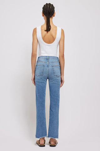 RIVER HIGH RISE STRAIGHT CROPPED JEAN