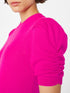 RUCHED SLEEVE SWEATER